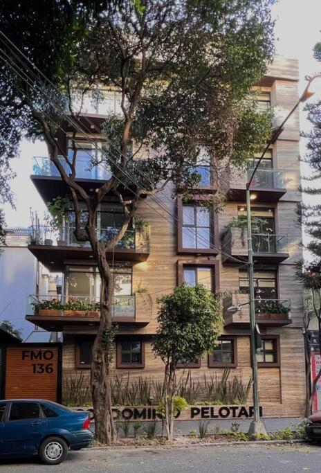 Appartamento Departamento Nuevo En El Corazon De La Condesa Città del Messico Esterno foto
